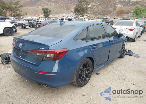 2025 Honda Civic Sport z USA, uszkodzony, nr VIN 2HGFE2F53SH596263